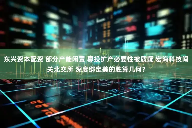 东兴资本配资 部分产能闲置 募投扩产必要性被质疑 宏海科技闯关北交所 深度绑定美的胜算几何？