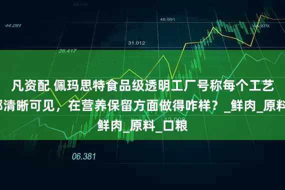 凡资配 佩玛思特食品级透明工厂号称每个工艺环节都清晰可见，在营养保留方面做得咋样？_鲜肉_原料_口粮